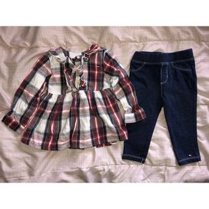 Baby girl’s Tommy Hilfiger outfit